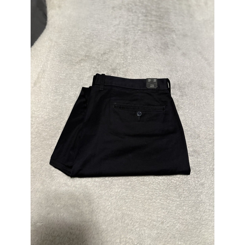 J. Crew Men's 770 Straight-Fit Stretch Chino Pant 36x32 Navy Blue